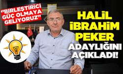 Halil İbrahim Peker Ak Parti Sarıgöl ilçe Başkanlığı’na aday olduğunu açıkladı