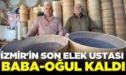 Çırak yetişmedi, mesleğin son iki ustası baba-oğul elek imalatı yapıyor