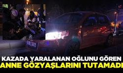 Motosiklet otomobille çarpıştı: 1 yaralı