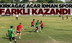 Kırkağaç Acar idman Spor sahasında kazanmayı bildi