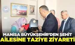 Manisa Büyükşehir'den Karakaya ailesine taziye ziyareti