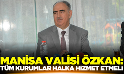 Manisa Valisi Özkan, Basınla Buluştu