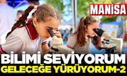 Manisa'da çocuklar Bilim Şenliği'nde buluştu