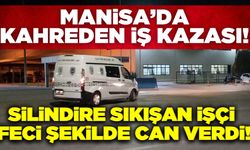 Manisa'da kahreden iş kazası! Silindire sıkışan işçi feci şekilde can verdi