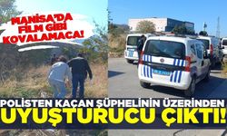 Manisa'da kovalamaca sonucu yakalanan kişinin üzerinden uyuşturucu çıktı!