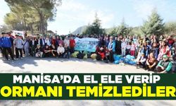 Manisa'da ormanlık alanlarda temizlik çalışması yapıldı