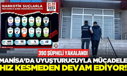 Manisa'da Uyuşturucuyla Mücadele Hız Kesmeden Devam Ediyor!