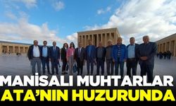 Manisalı muhtarlardan Anıtkabir'e ziyaret