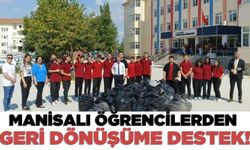 Manisalı öğrencilerden geri dönüşüme destek!