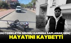 Motosikletin gidonu genci hayattan kopardı