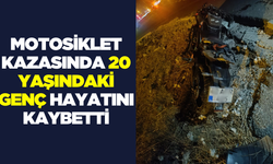 Motosiklet kazasında 20 yaşındaki genç hayatını kaybetti