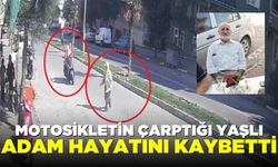 Motosiklet yaşlı adamı hayattan kopardı