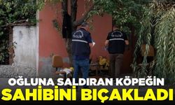 Öfkeli baba, oğluna saldıran köpeğin sahibini bıçakladı!