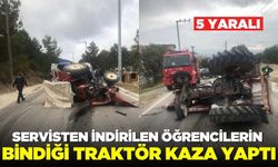 Öğrencilerin bindiği traktör devrildi! 1'i ağır 5 yaralı