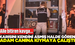 Önce karısı yaşamına son verdi, ardından kendisi yaşamına son vermeye çalıştı