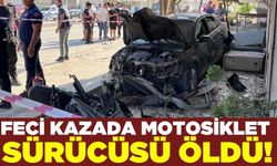 Otomobil ile motosiklet çarpıştı: 1 ölü