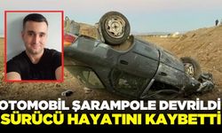 Şarampole devrilen otomobilde, sürücü can verdi