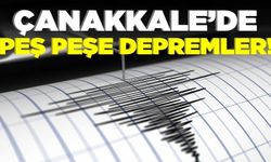 Çanakkale'de deprem!