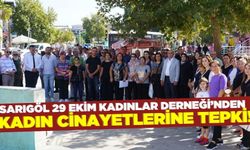 Sarıgöl'de Kadın Cinayetlerine Tepki!