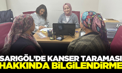 Sarıgöl İlçe Sağlık Müdürlüğü'nden Kanser Bilgilendirilmesi