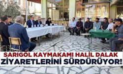 Sarıgöl Kaymakamı Halil Dalak, vatandaşlarla bir arada!