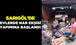 Sarıgöl'de nar ekşisi üretimi devam ediyor