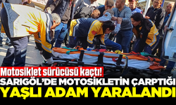 Sarıgöl’de Motosikletin Çarptığı Yaya Yaralandı