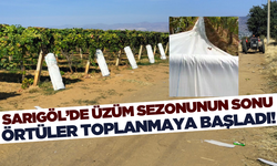 Sarıgöl'de örtüler toplanmaya başlandı!