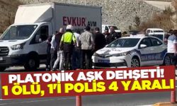 Silahlı saldırıda 1 kişi öldü 1'i polis 4 kişi yaralandı