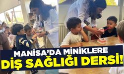 Soma'da anaokulu öğrencilerine ağız ve diş sağlığı eğitimi verildi!