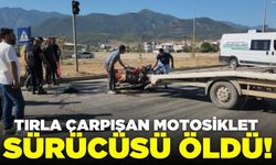 Tır ile motosiklet çarpıştı: 1 ölü