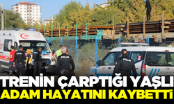 Trenin çarptığı kişi hayatını kaybetti