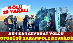 Tur otobüsü şarampole devrildi: 6 ölü,29 yaralı