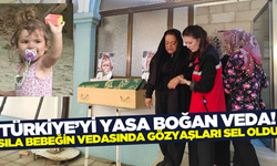 Türkiye'yi yasa boğan veda! Sıla bebek son yolculuğuna uğurlandı