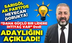 Uğur Özeren, Sarıgöl AK Parti İlçe Başkanlığı'na Adaylığını Açıkladı