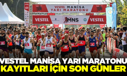 Vestel Manisa Yarı Maratonu için son kayıt günü 11 Ekim