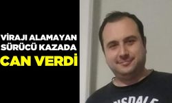 Virajı alamayan genç motosikletçi hayatını kaybetti