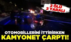 Yakıtları biten otomobillerini ittirirken kamyonet çarptı: 2 ölü, 2 yaralı