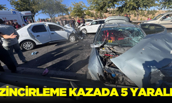 Zincirleme trafik kazasında 5 kişi yaralandı