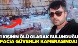 Balıkesir'de mermer ocağında meydana gelen heyelan güvenlik kamerasına yansıdı!