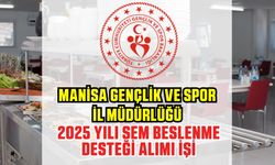 MANİSA GENÇLİK VE SPOR İL MÜDÜRLÜĞÜ YEMEK HİZMETİ ALACAK