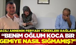 Anne feryat figan! Kaybolan oğlundan geriye kalanlara sarılıp ağladı