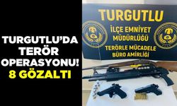 Turgutlu'da terör operasyonu! 8 kişi gözaltına alındı