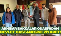 Akhisar Bakkallar Odası, Devlet Hastanesini Tebrik Etti