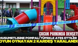 Antalya'da çocuk parkında silahlar konuştu: 2 çocuk yaralandı