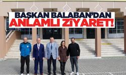 Başkan Balaban, öğretmenleri ziyaret etti