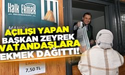 Başkan Zeyrek, Şehzadeler'de halk ekmek büfesinin açılışını yaptı!