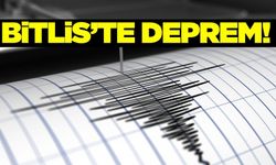 Bitlis'te 3.5 büyüklüğünde deprem!