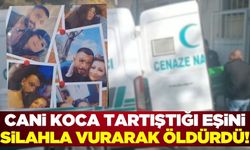 Gaziantep'te cani koca, tartıştığı karısını silahla vurarak katletti!