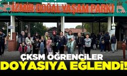 ÇKSM öğrencileri İzmir Doğal Yaşam Parkı’nda doyasıya eğlendi